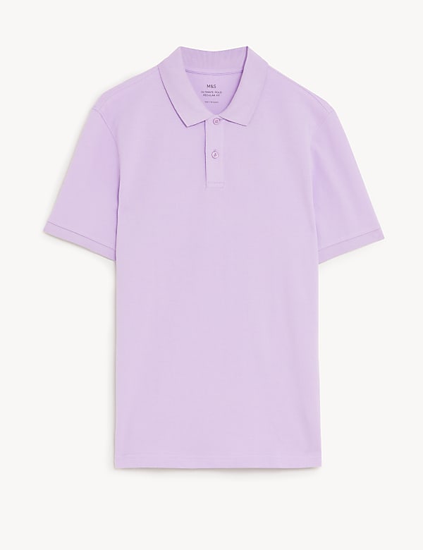 Pure Cotton Pique Regular Fit Polo Shirt