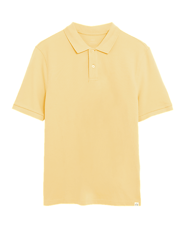 Pure Cotton Pique Regular Fit Polo Shirt