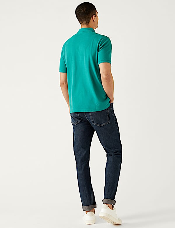 Pure Cotton Pique Regular Fit Polo Shirt