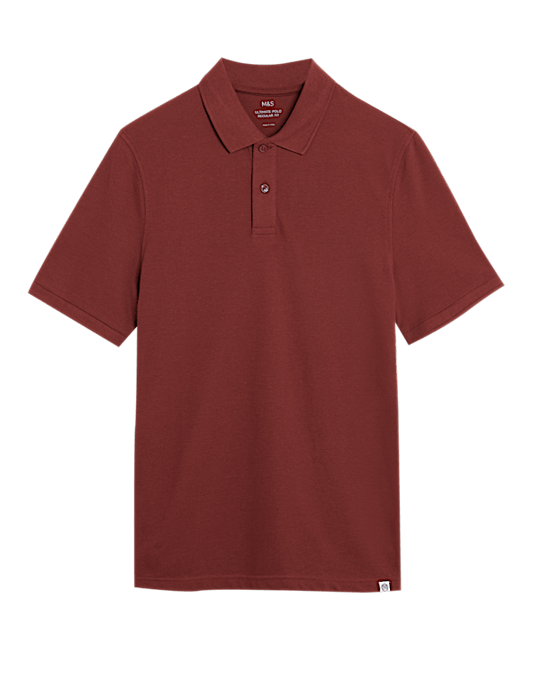 Pure Cotton Pique Regular Fit Polo Shirt