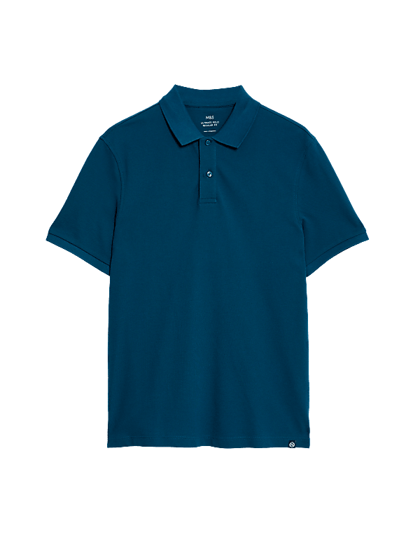 Pure Cotton Pique Regular Fit Polo Shirt