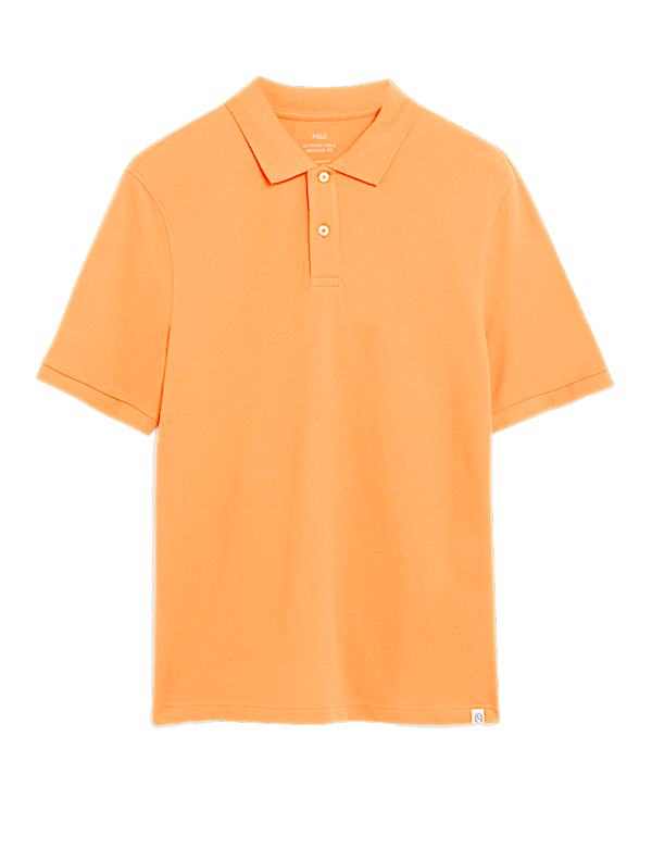 Pure Cotton Pique Regular Fit Polo Shirt