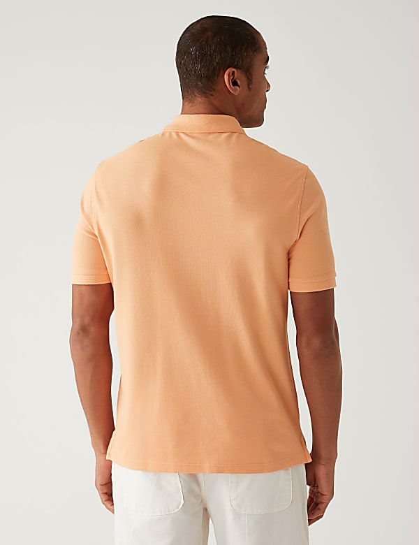Pure Cotton Pique Regular Fit Polo Shirt