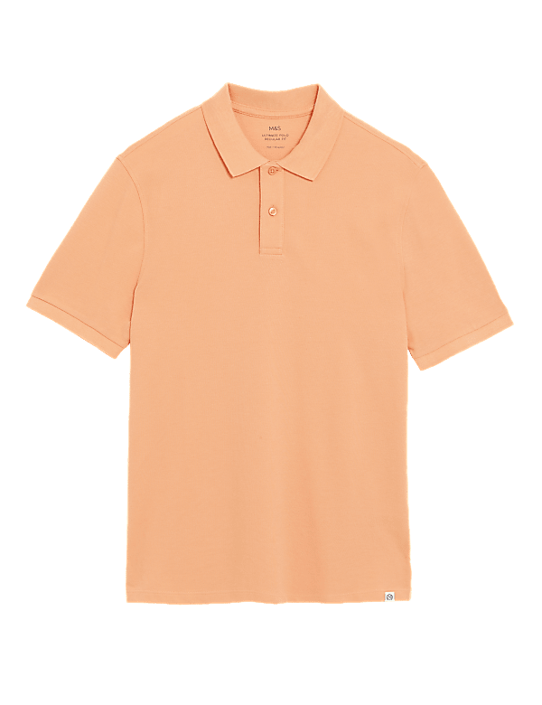 Pure Cotton Pique Regular Fit Polo Shirt