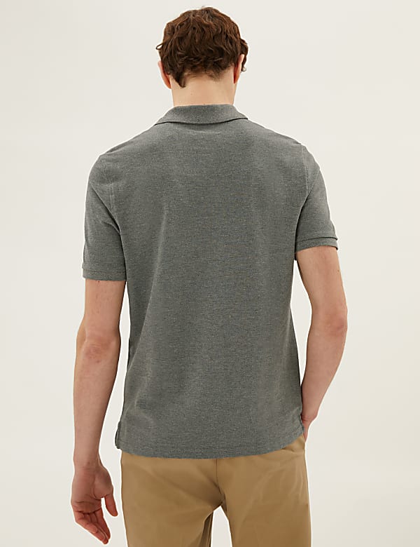 Pure Cotton Pique Regular Fit Polo Shirt