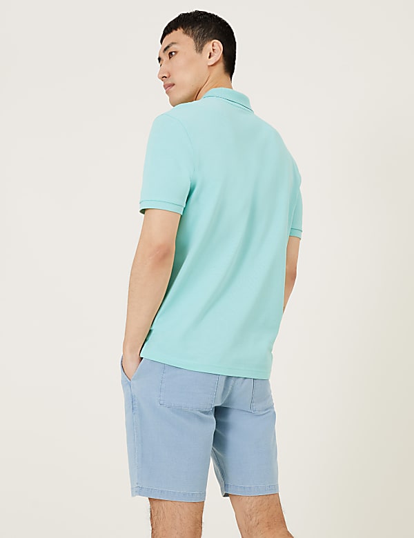 Pure Cotton Pique Regular Fit Polo Shirt