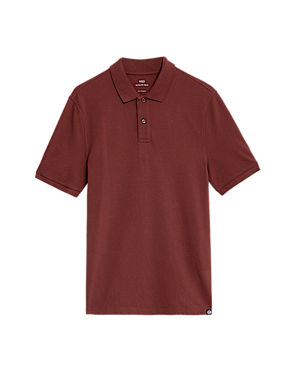 Pure Cotton Pique Regular Fit Polo Shirt