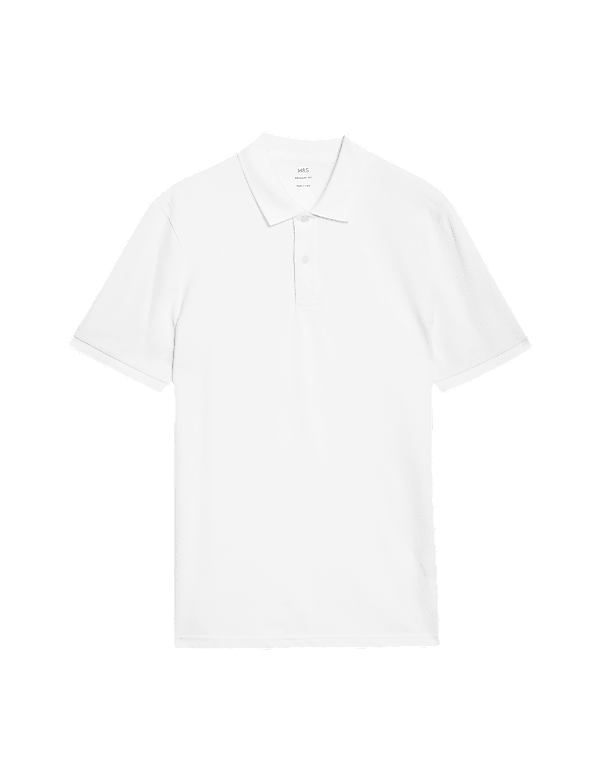 Pure Cotton Pique Regular Fit Polo Shirt