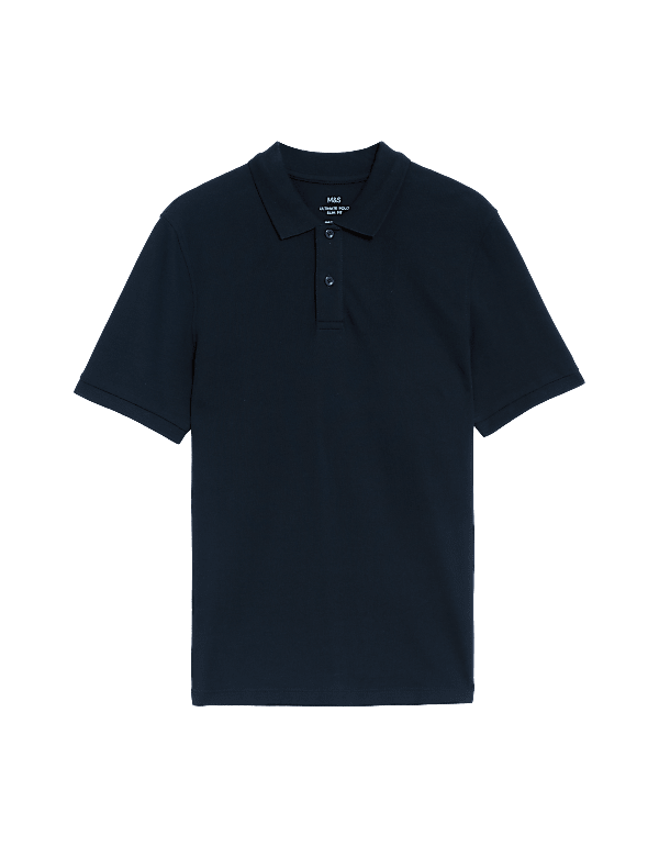 Slim Fit Pure Cotton Pique Polo Shirt