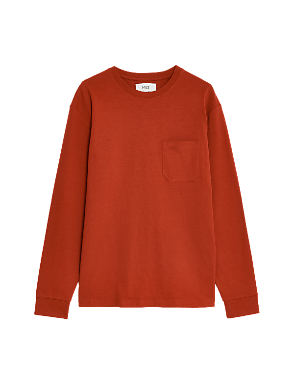 Pure Cotton Heavyweight Long Sleeve T-Shirt
