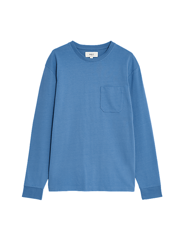 Pure Cotton Heavyweight Long Sleeve T-Shirt