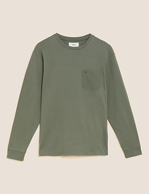 Pure Cotton Long Sleeve T-Shirt