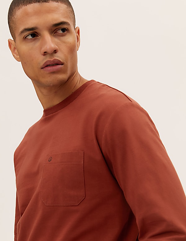 Pure Cotton Long Sleeve T-Shirt