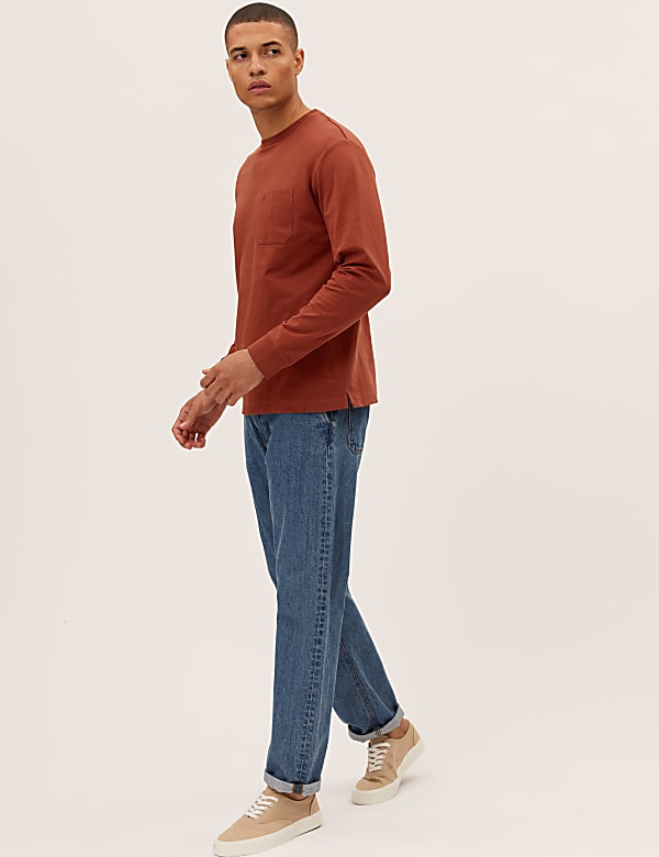 Pure Cotton Long Sleeve T-Shirt