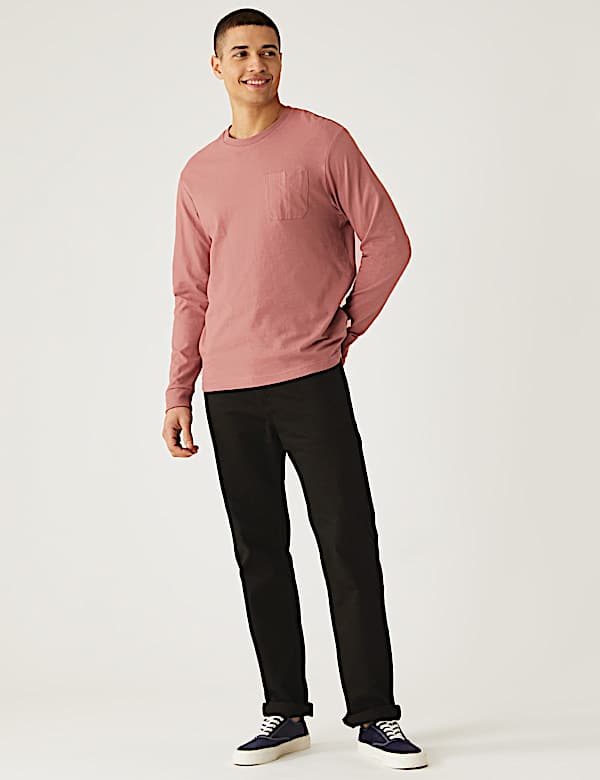 Pure Cotton Long Sleeve T-Shirt