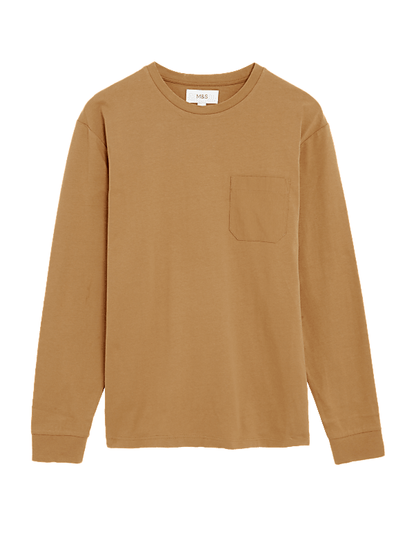 Pure Cotton Long Sleeve T-Shirt