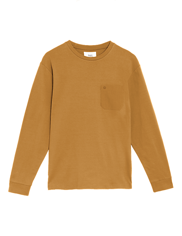 Pure Cotton Long Sleeve T-Shirt