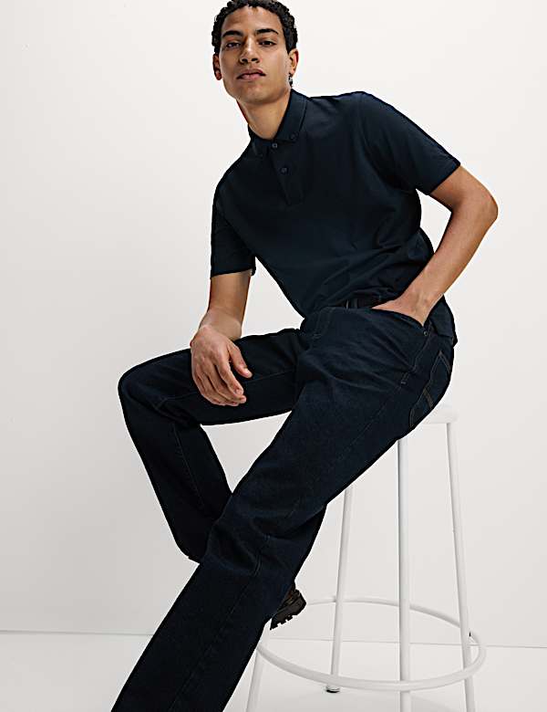 Pure Cotton Jersey Polo Shirt - KG