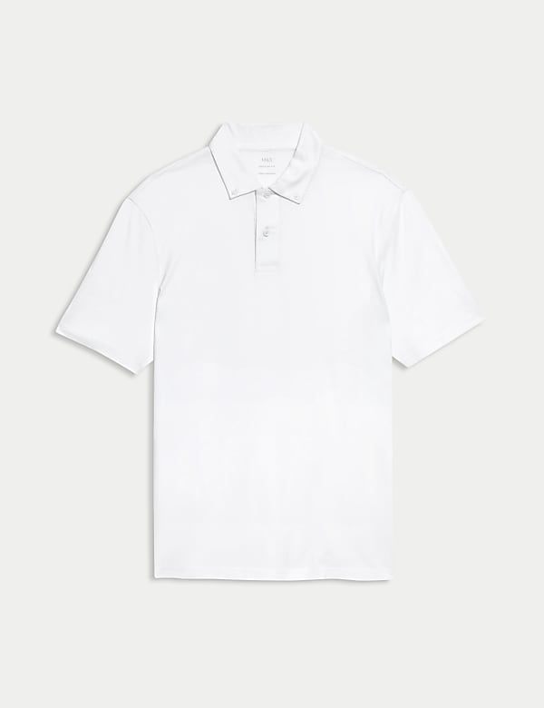 חולצת פולו מבד ג'רסי מכותנה טהורה - IL