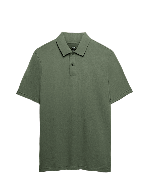 Pure Cotton Jersey Polo Shirt