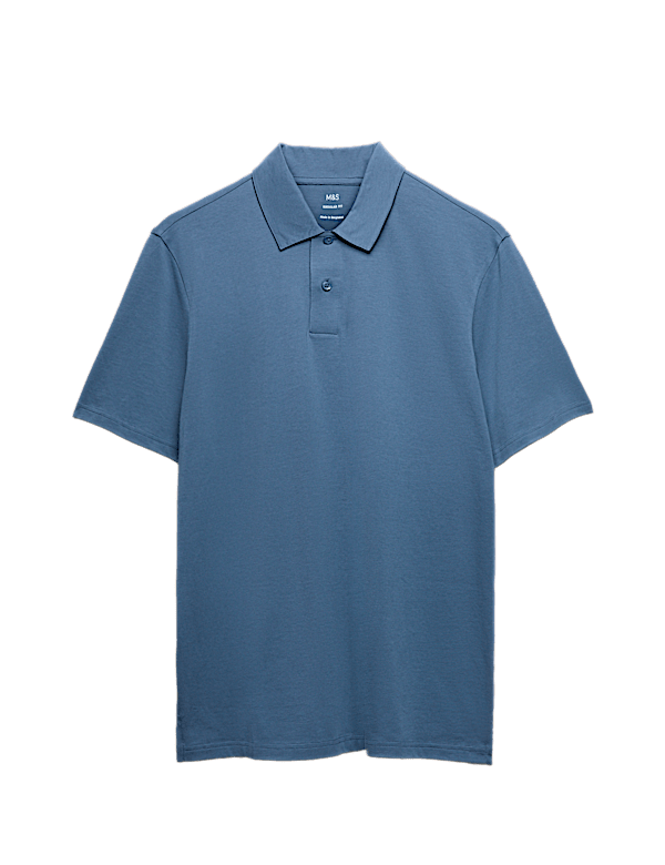 Pure Cotton Jersey Polo Shirt