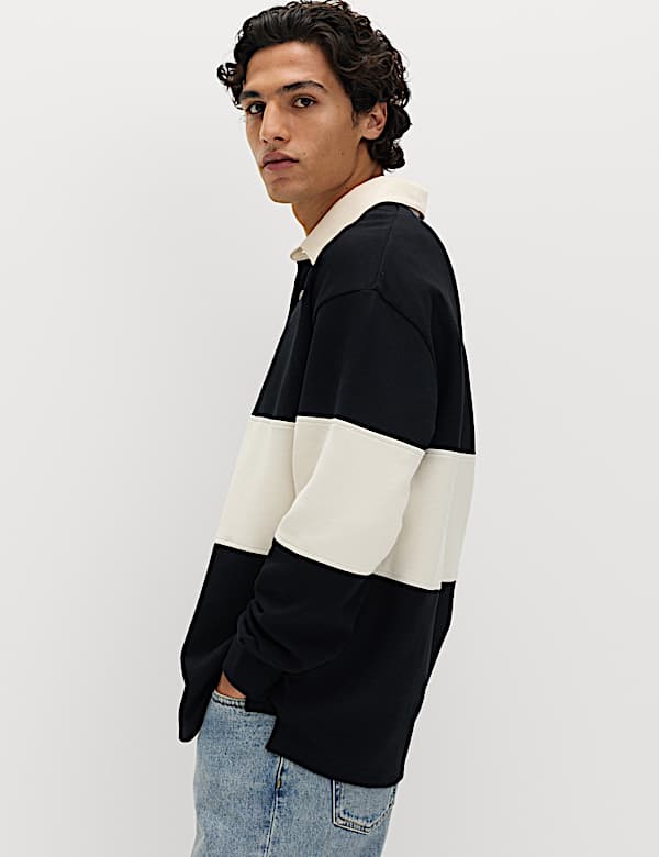 Cotton Rich Pique Rugby Shirt