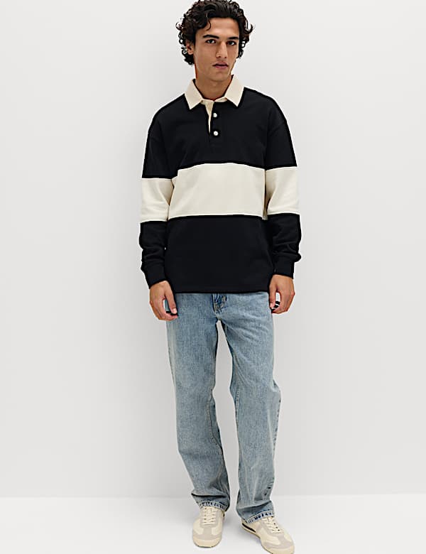 Cotton Rich Pique Rugby Shirt