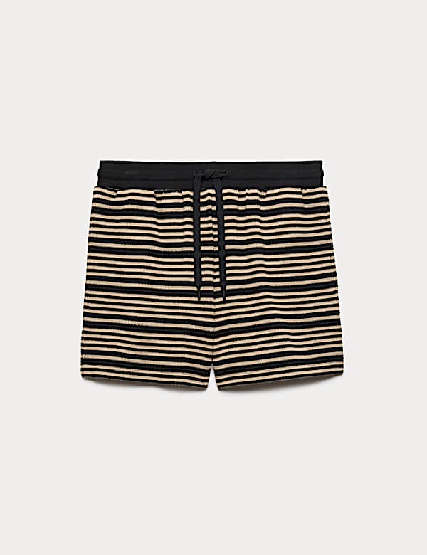 Cotton Rich Variegated Stripe Shorts
