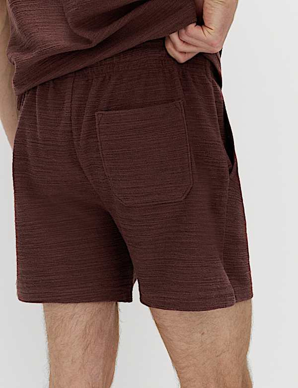 Boucl&eacute; Cotton Rich Shorts - JP