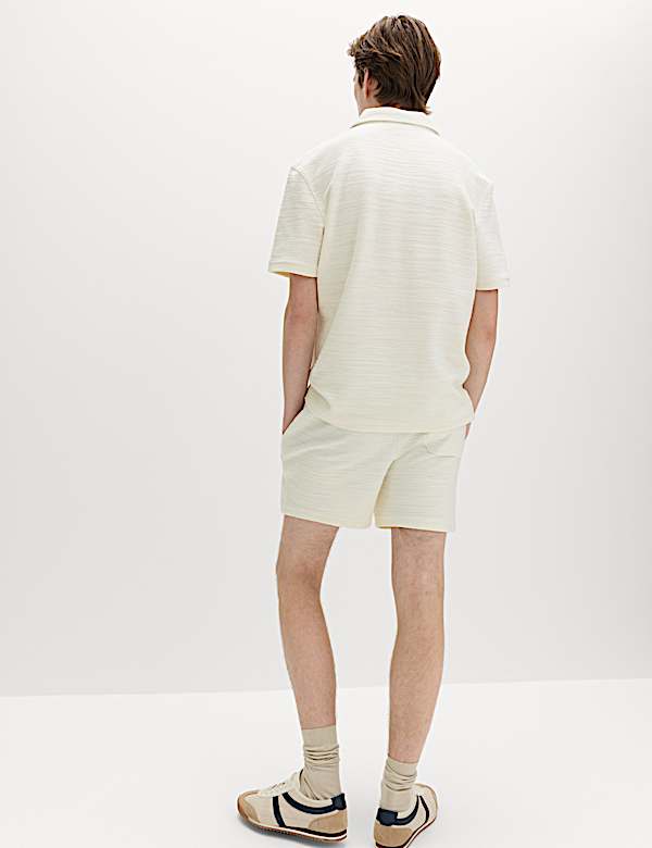 Boucl&eacute; Cotton Rich Shorts - NO