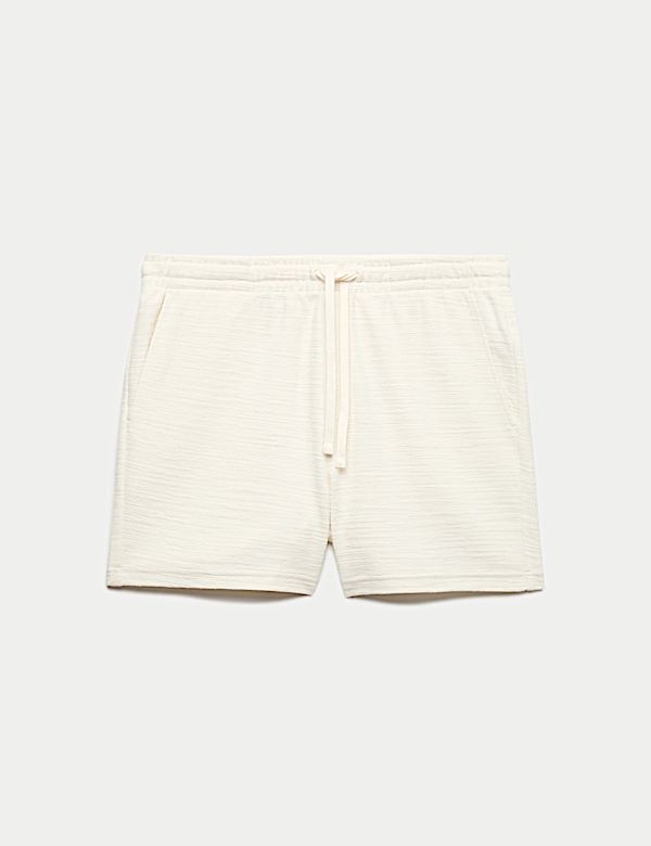 Boucl&eacute; Cotton Rich Shorts - NO