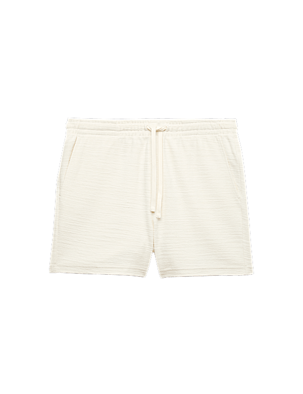 Boucl&eacute; Cotton Rich Shorts