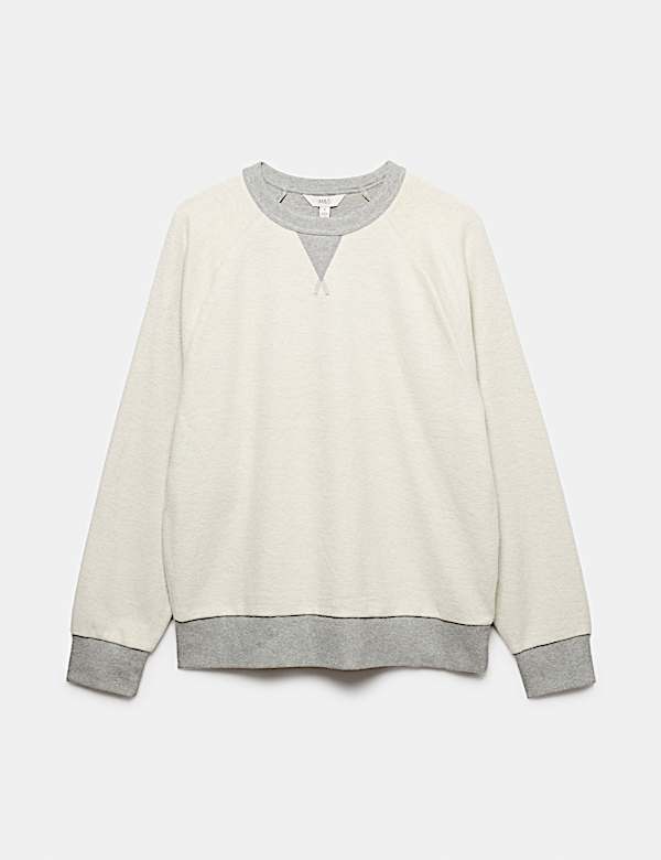 Cotton Rich Crew Neck Sweatshirt - US