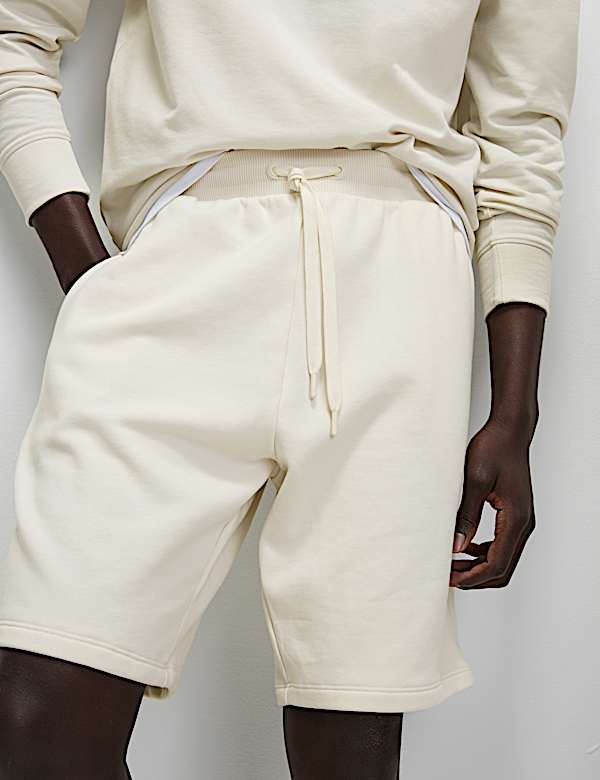 Elasticated Waist Cotton Rich Oversized Shorts - JO