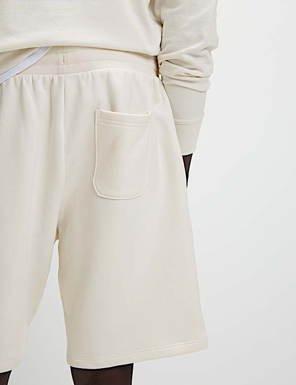 Elasticated Waist Cotton Rich Oversized Shorts - JO