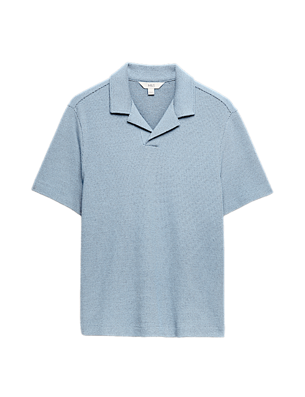 Relaxed Fit Pure Cotton Pique Polo Shirt