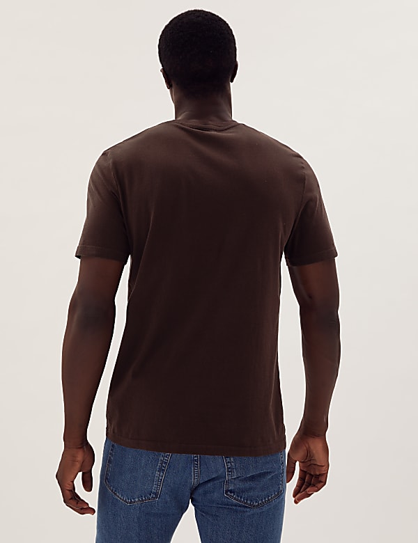 Pure Cotton Crew Neck T-Shirt