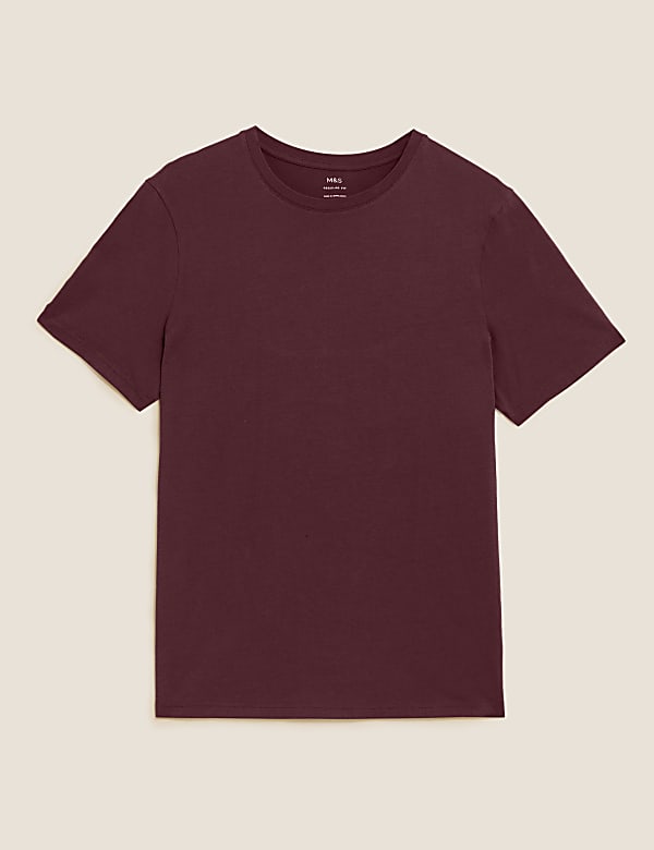 Pure Cotton Crew Neck T-Shirt