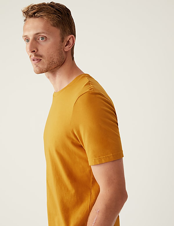 Pure Cotton Crew Neck T-Shirt