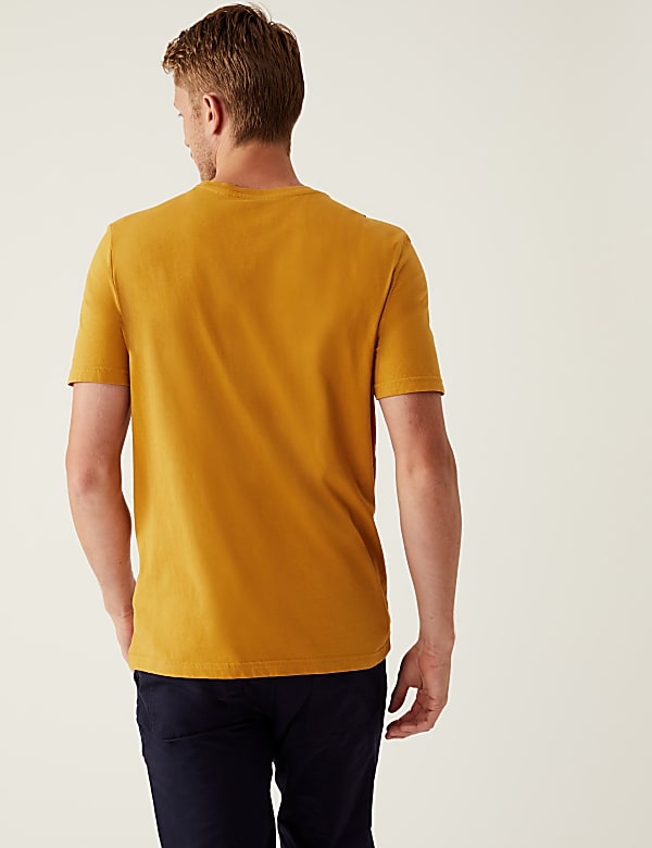 Pure Cotton Crew Neck T-Shirt