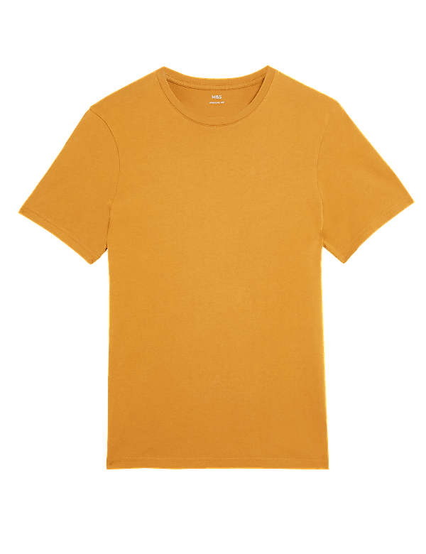 Pure Cotton Crew Neck T-Shirt