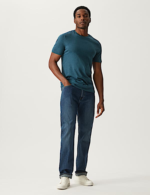 Pure Cotton Crew Neck T-Shirt