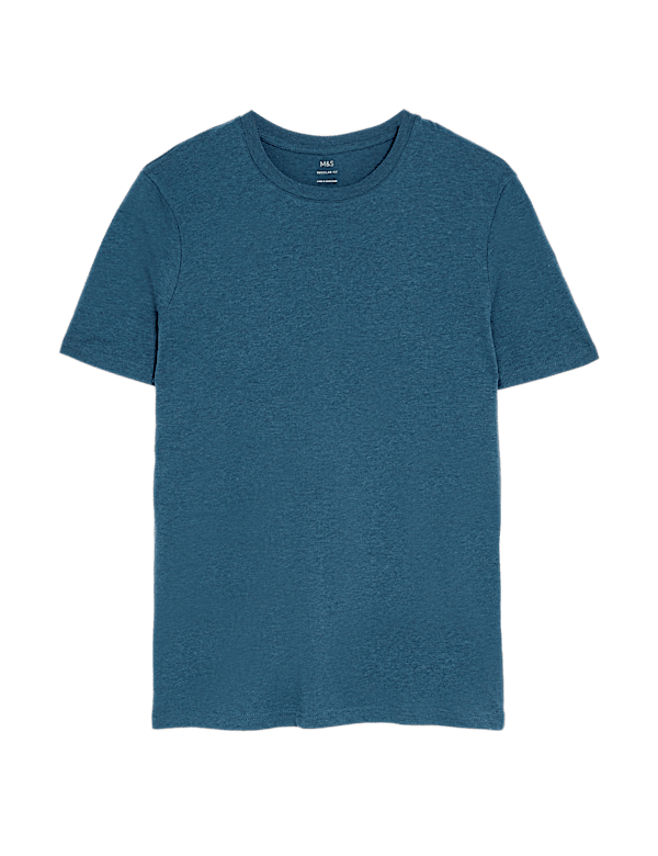 Pure Cotton Crew Neck T-Shirt