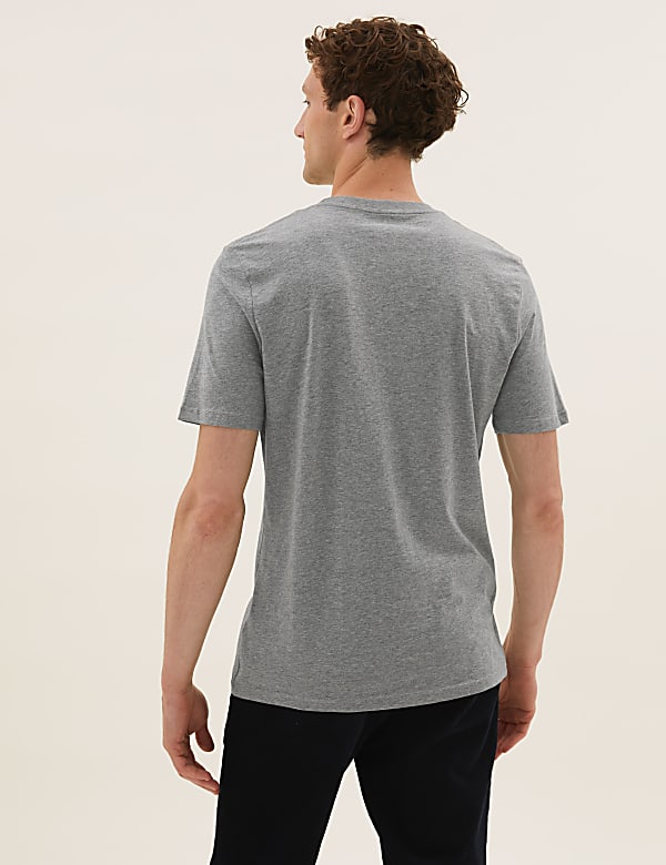Pure Cotton Crew Neck T-Shirt