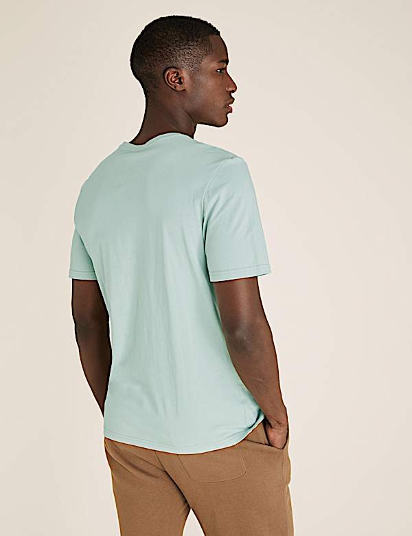Pure Cotton V-Neck T-Shirt