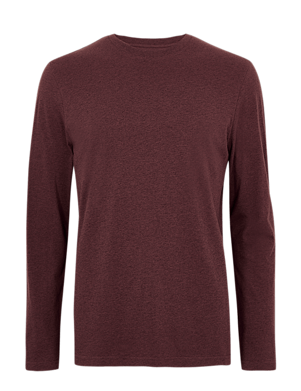 Pure Cotton Long Sleeve T-Shirt
