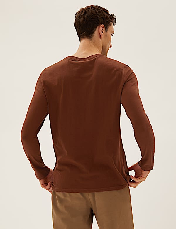 Pure Cotton Long Sleeve T-Shirt