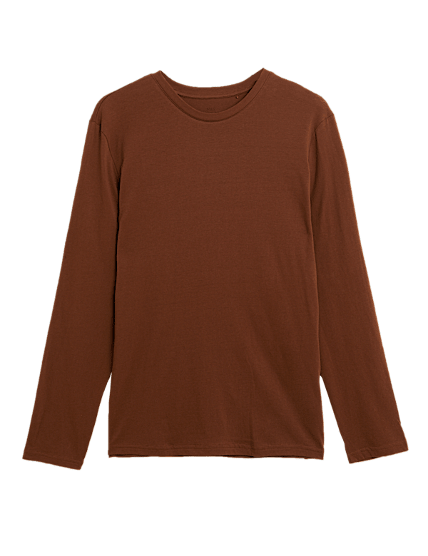 Pure Cotton Long Sleeve T-Shirt