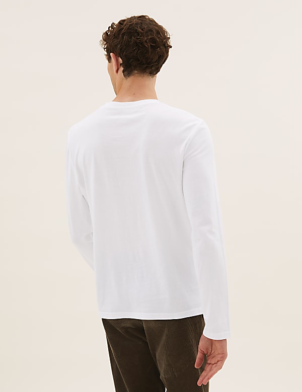 Pure Cotton Long Sleeve T-Shirt