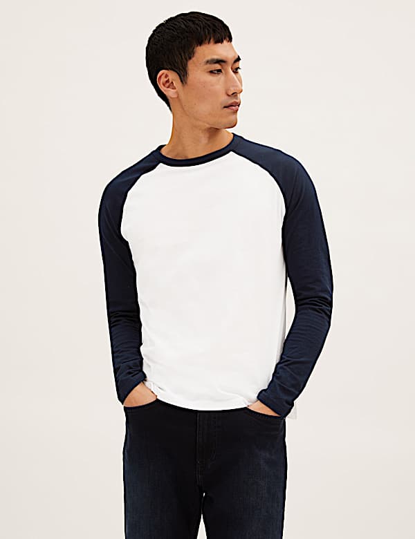 Cotton Long Sleeve T-Shirt - BE